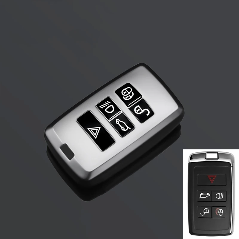 TPU Car Remote Key Case Cover For Land Rover Range Rover Sport Velar Evoque Freelander Discovery Jaguar XF XJ XJL XE
