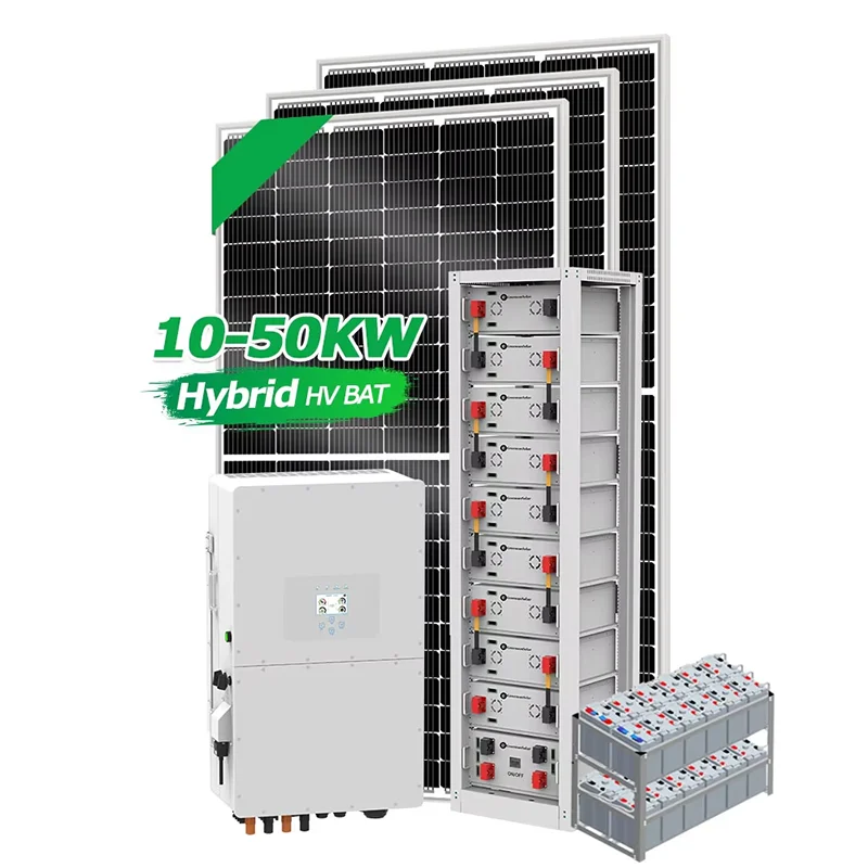 Deye 20KW 30KW Hybrid-Solarenergiesystem Komplettset mit Deye-Wechselrichter und Lithium-Batterie für Tägliche Stromversorgung im Wohnbereich