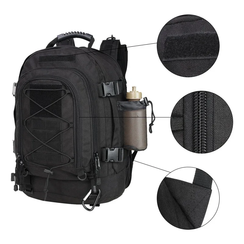 

38*20*53cm Storage Bag Tactical Travel Mountaineering Hiking Bag Multifunctional Large Capacity Shoulders