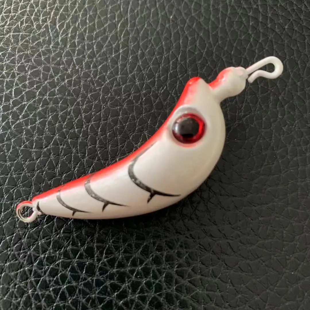 1PC 60g80g Sinking Metal Jig Sea Fishing Lure Deepwater Swing Wobbler Squid Head Jig Hooks Pesca Fishing Lure Random Skirt