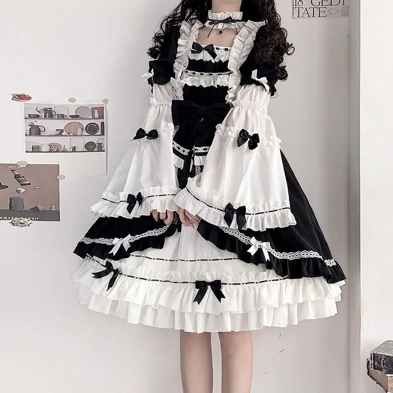 Dark-queen Lolita Skirt Polar Aurora Op Lolita Dress