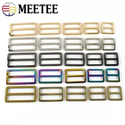 10/20Pcs Metal Buckle for Bag Strap Webbing Belt Ring Clasp Backpack Slider Tri Glide Adjuster Hook Loop DIY Leather Accessories