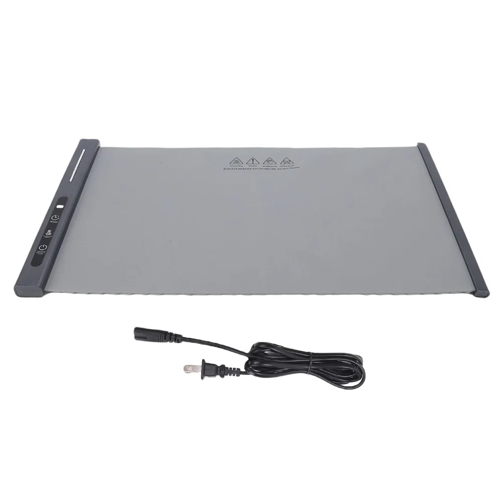Silicone Food Heating Mat High Temperature Tolerant Non Slip Warming Pad Foldable Flexible Soft Food Serving Mat