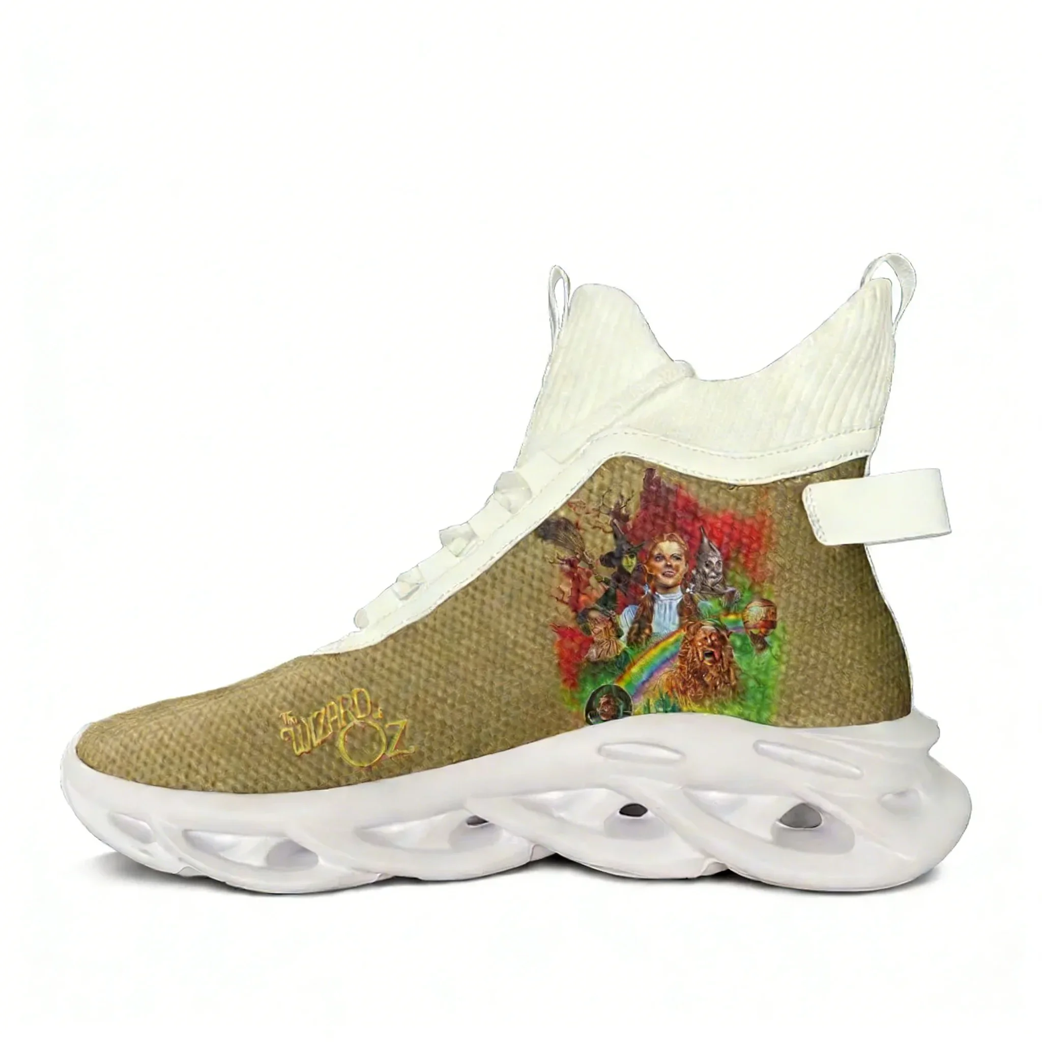 

Кроссовки The Wizard of Oz High Top Flats для мужчин, женщин и подростков, высококачественная персонализированная модная повседневная обувь, обувь на заказ