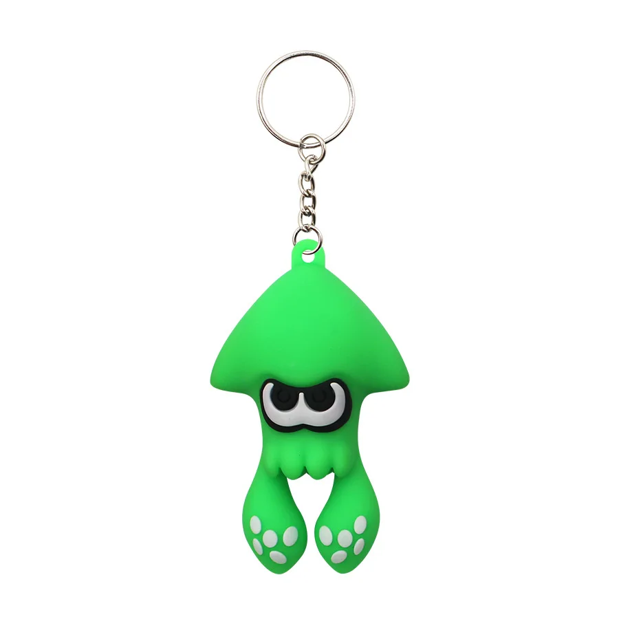 4cm Splatoon Toy Cartoon Cute Key Chain  Squid Doll Creative Child Gift Birthday Gift Christmas Gift