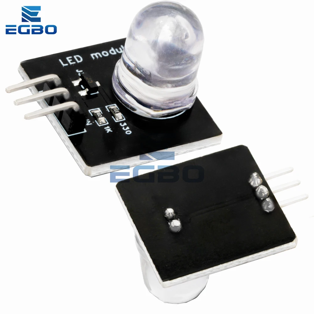 1 ~ 2 шт. 10 мм белый светодиодный индикаторный светоизлучающий модуль для Arduino