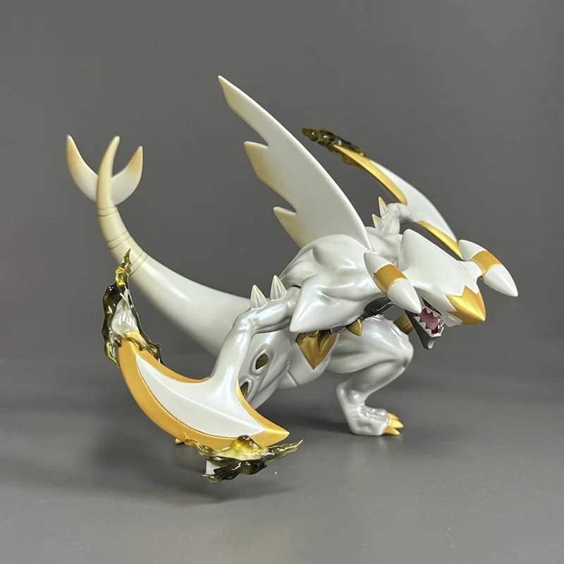 1/20 Game PokéMon Shiny Mega Garchomp Anime Peripherals Shiny Figure Desktop Ornaments Model Holiday Gifts For Boy Collections