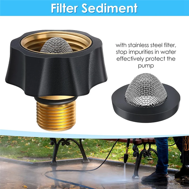 

A88E-адаптер для мойки высокого давления в садовый шланг 3/4 «мама» на 3/8 «папа» на входе воды для насоса Simpson Clean с несколькими давлением