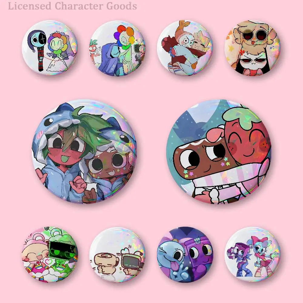 D-Dandy x A-Astro Fruitcake CP Custom Badges 75mm 44mm 25mm 32mm 58mm Hat Backpack Accessories Toys Collect Gifts Large