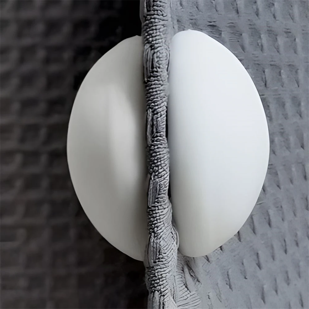Round 360° Silicone Wrapped Magnetic Shower Curtain Weights Heavy Magnets Prevent Curtain Liners from Blowing