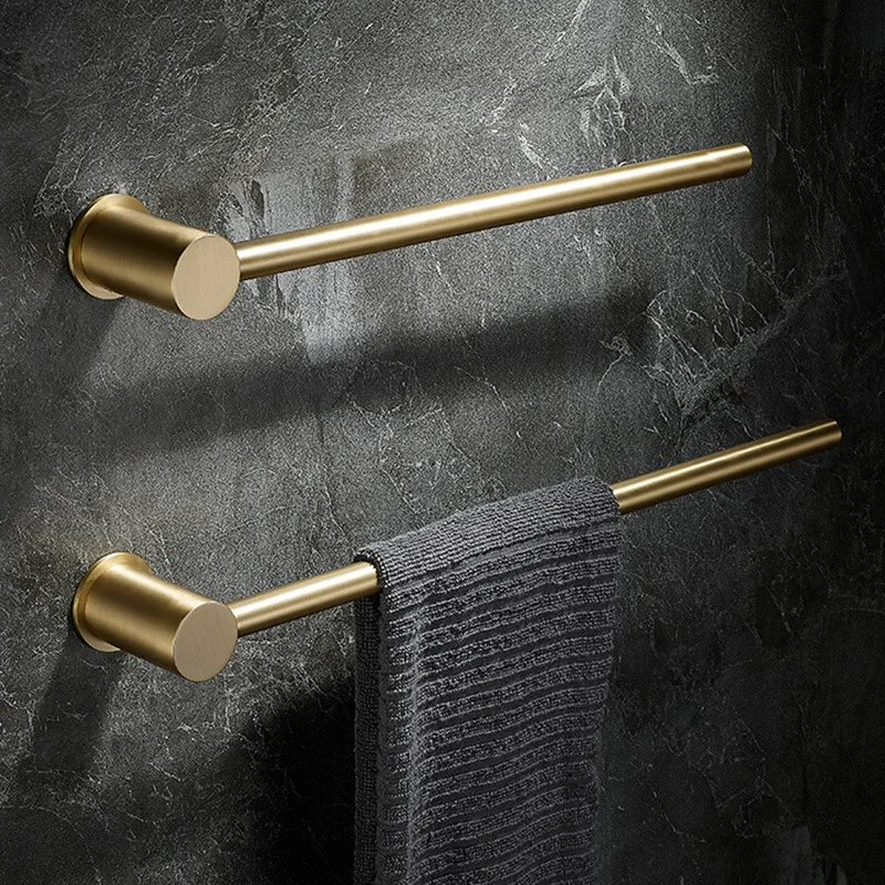 

Brush Gold Towel Bar Towel Rack Bathroom Brasss Towel Holder Accessories 40/50 cm Wall Mounted bathroom accessories