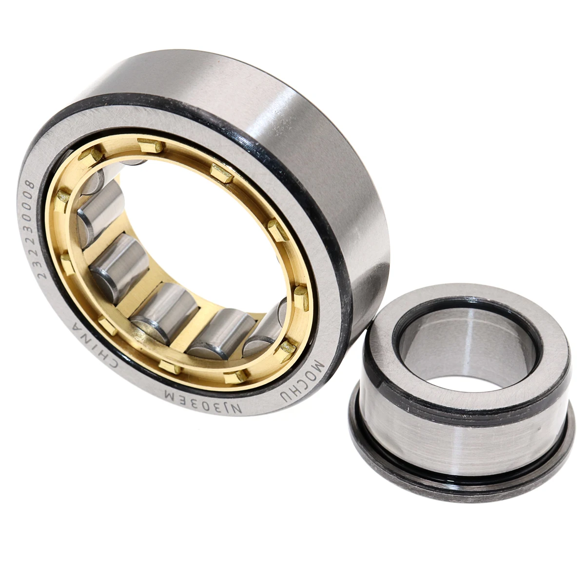 

1 piece NJ303EM NJ303 42303 H 17x47x14 MOCHU Cylindrical roller bearings single row Machined brass cage high quality