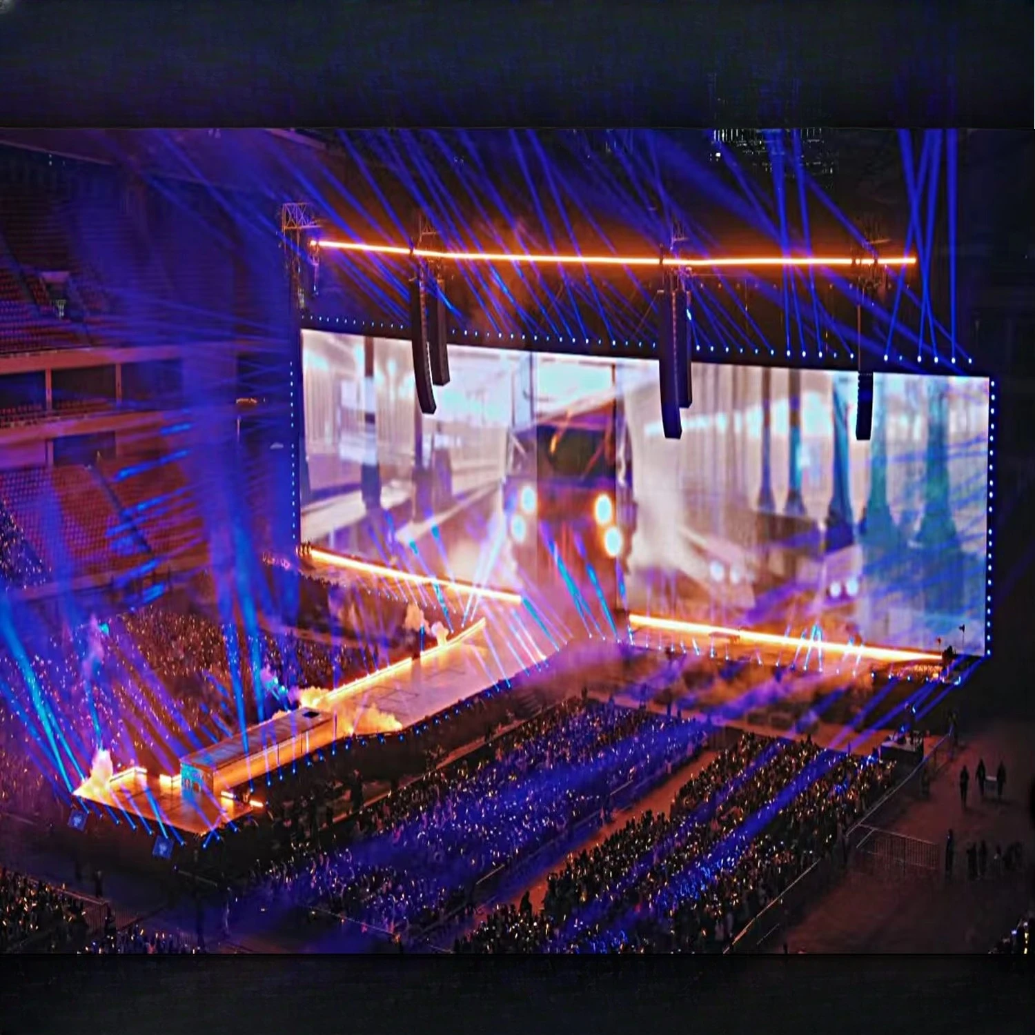Video Wall P1.9 P2.6 P3.91 Module Digital Signage 3m*2m Indoor LED Display Advertising Screen with Text Function Agency