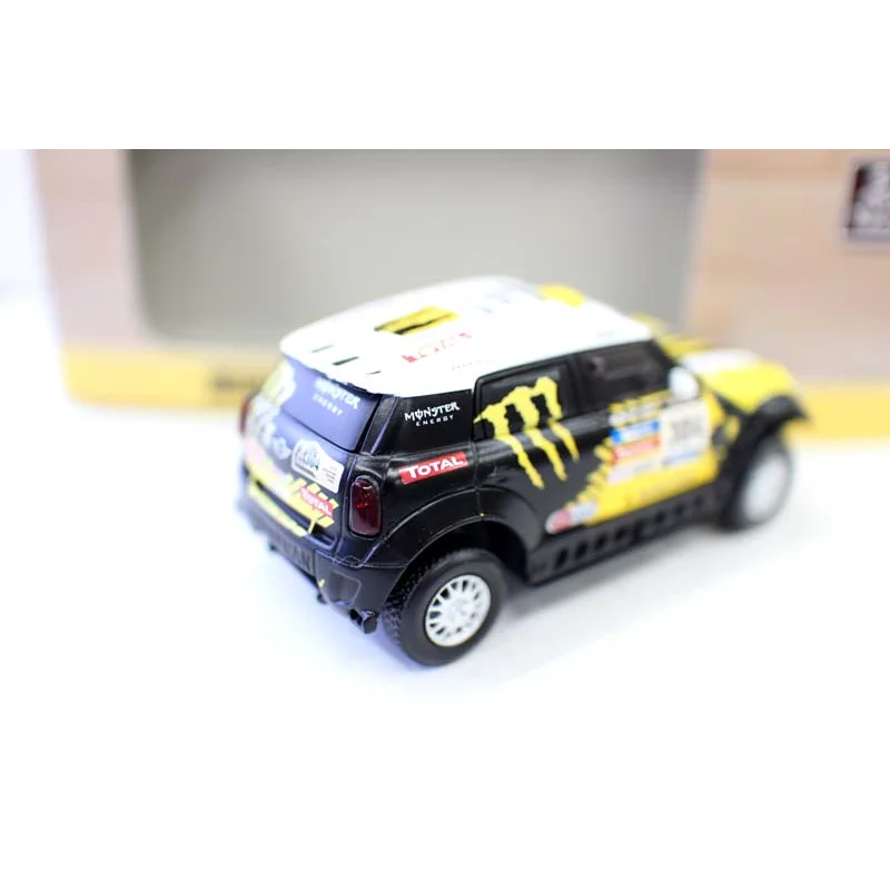 دييكاست 1:43 مقياس DA * KAR Mini All4 داكار سبيكة سيارة نموذج تحصيل لعبة هدية تذكارية عرض حلية