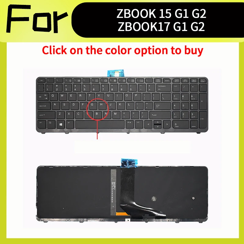 New US Keyboard For hp ZBOOK 15 G1 ZBOOK 15 G2 ZBOOK 17 G1 ZBOOK 17 G2 HSTNN-C77C