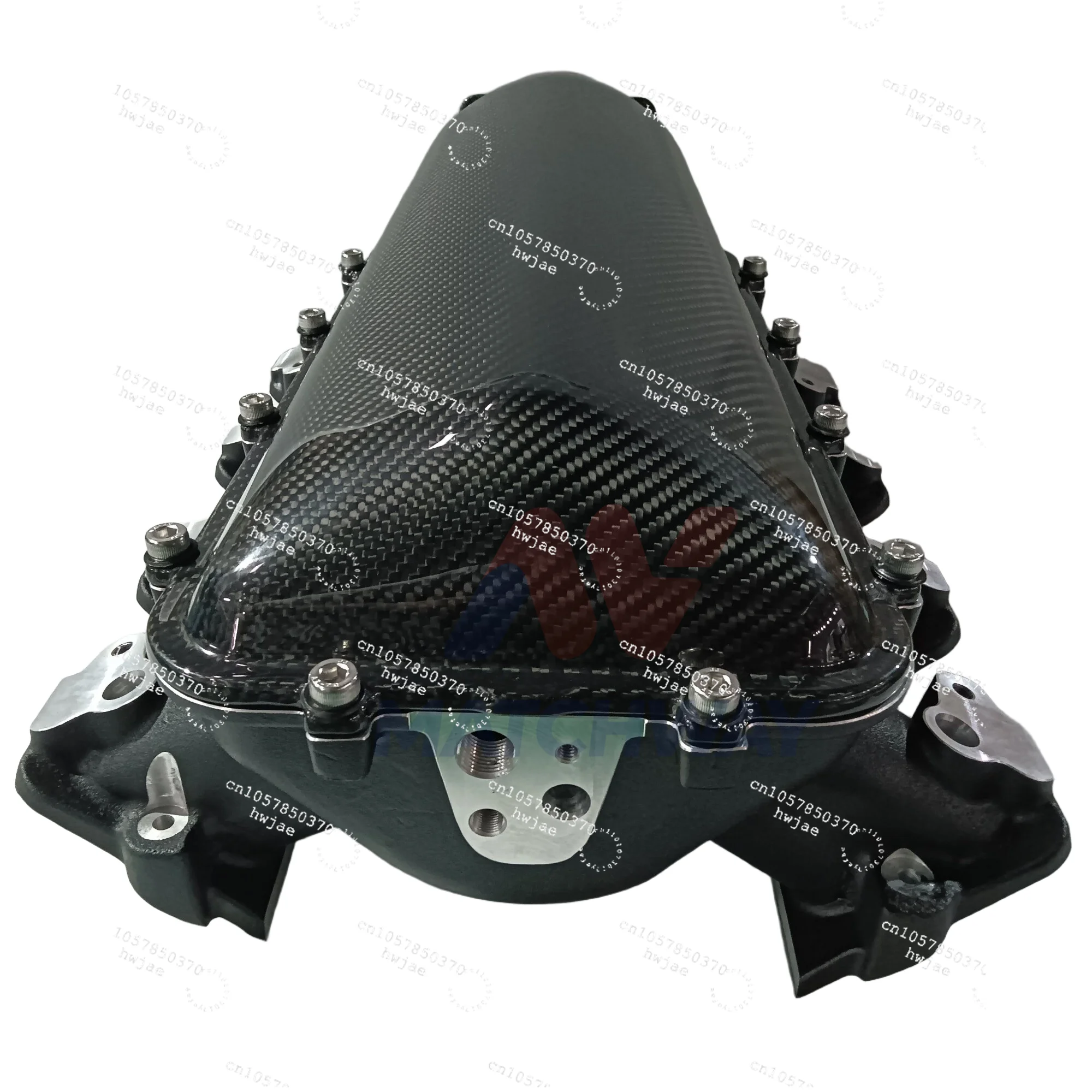 Dry Carbon Fiber Top Lo-Ram Modular EFI Intake Manifold for LS1 LS2 LS6 LS Series Engine