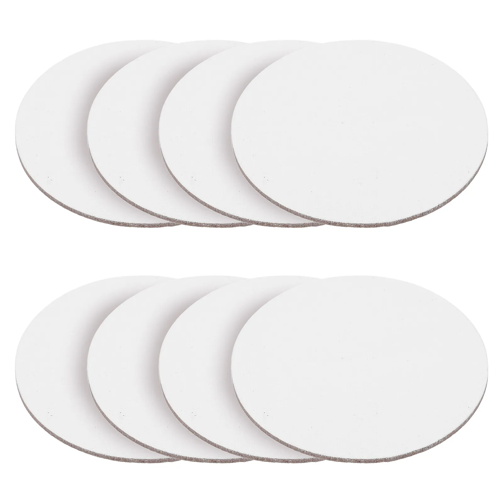 

8pcs 10Cm Round Boards Oil Acrylic Tempera High Quality Durable Art Panels White Student Hobbyist Gift Panels Artist Canvas Art