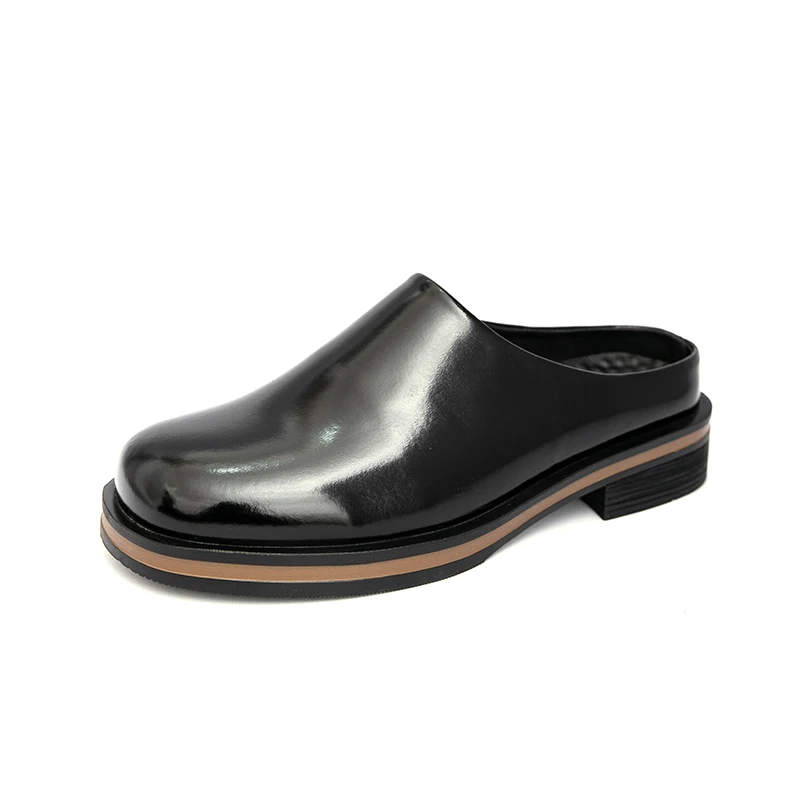 Summer Men Half Slippers All-match Male Driving Shoes Male Slip-on Casual Mules Shoes Fashion Moccasins Breathable Penny Loafers