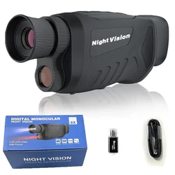 Digital Night-Vision Monocular 40MP 2.5K Infrared Telescope 984ft Night-Vision Distance 6X Optical Magnification 8X Digital Zoom