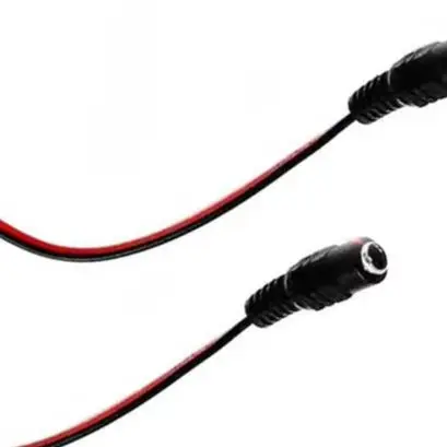 2pcs Black Rubber DC Charging Cable 5.2x2.1 5.5x2.5mm Connector Wire For Lithium For Battery Power Tool Wrench Accessories