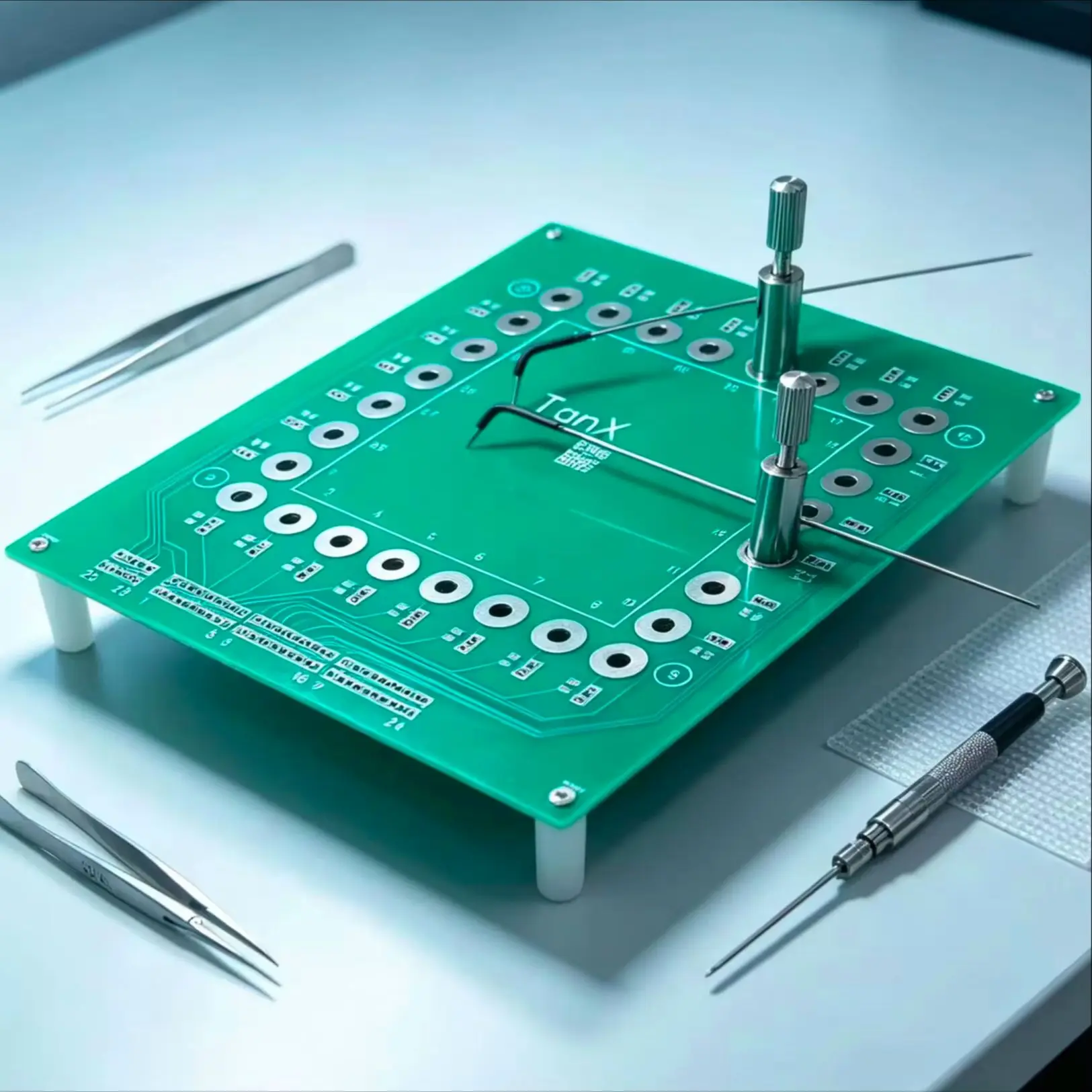 PCB Test Probe Kit Spider Board for ECU Phone U-Drive Repair – Precision Spring-Loaded Pins for Circuit Board Troubleshooting