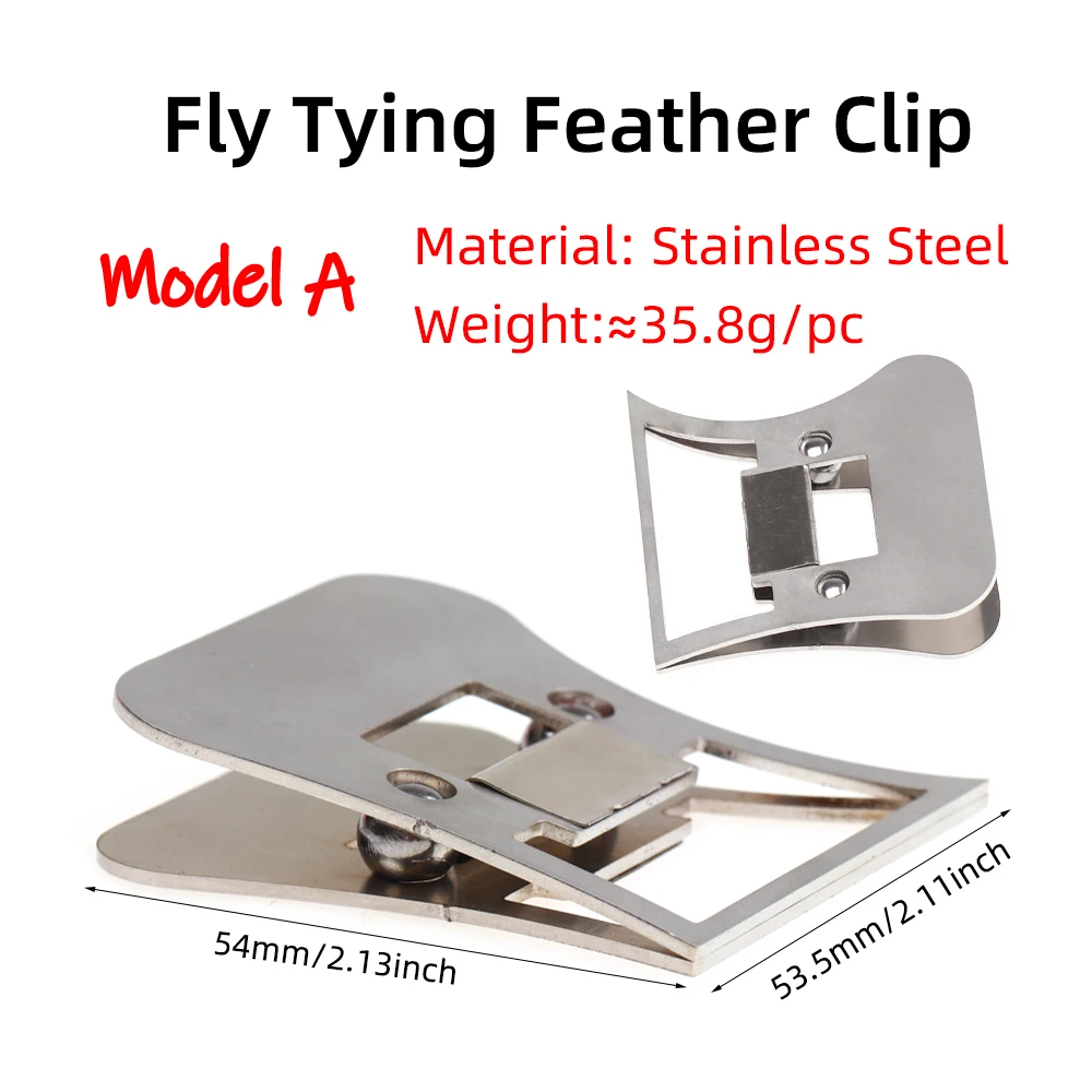 Clip de Plumas Wifreo para Atado de Moscas – Acero Inoxidable - imagen 5