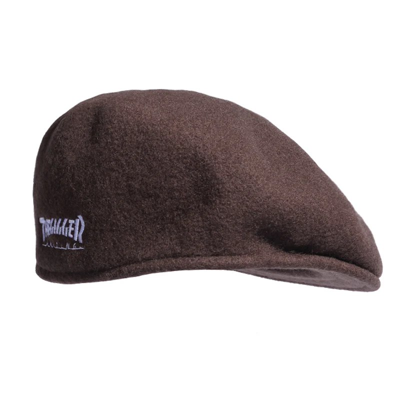 Wełniane berety, mężczyźni kobiety czapki Big Size artysta czapka typu Beanie Cap Vintage zwykły elegancki mężczyzna kobieta czapki