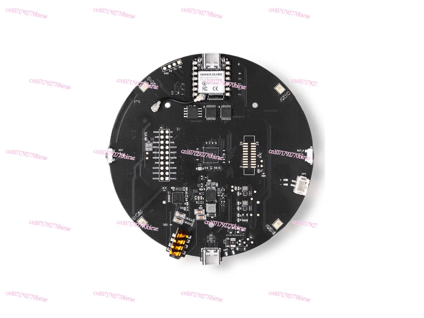 XVF3800 XIAO ESP32S3 Development Board USB 4-Mic Array AEC AGC Beamforming DoA Noise Suppression 360° Far-Field Voice