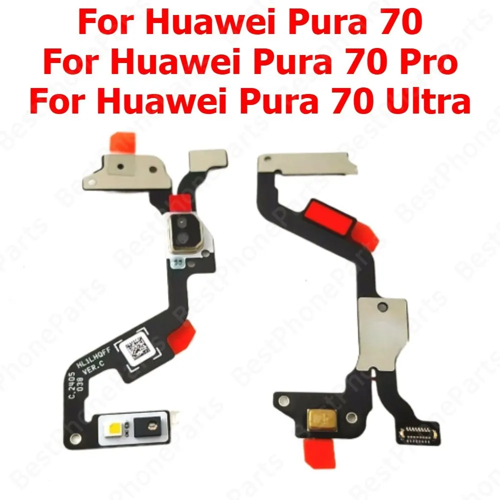 FlashLight Sensor Flex Cable For Huawei Pura 70 Pro P70 Ultra Flash Light Ribbon Connector Mobile Phone Replacement Parts