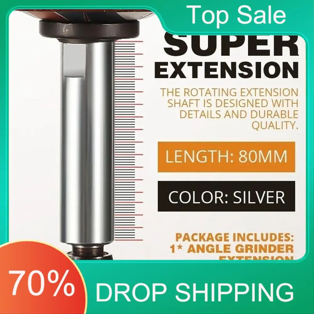 AT03 Top Angle Grinder Extension Connecting Rod M10 Thread Rotary Shaft Polish Wheel Sander Pad Angle Grinder Accessories