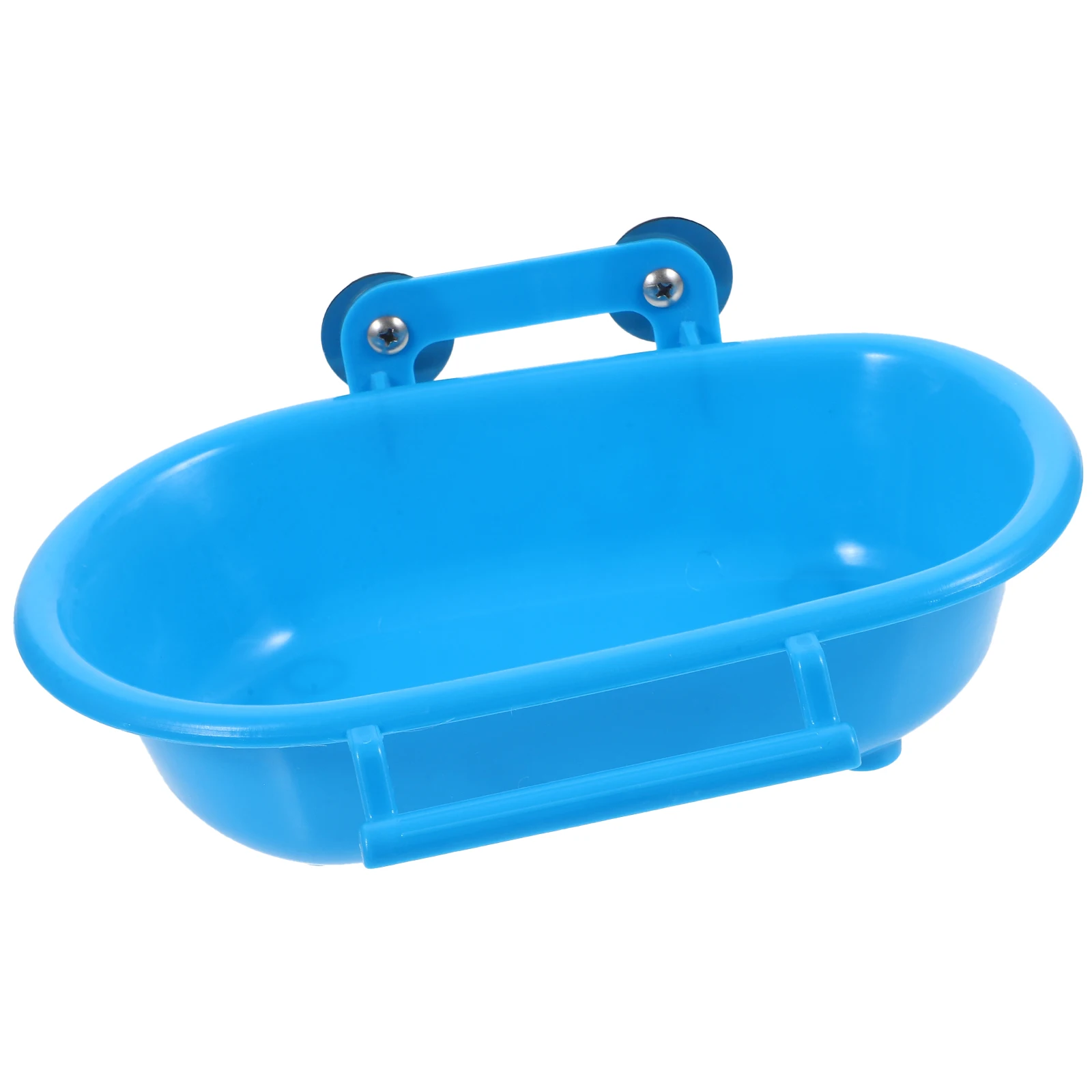 

Bird Bath Tub Cage Reusable Hanging Parrot Bath Box Small Shower Basin Durable PP Easy Clean Practical Pets Accessories