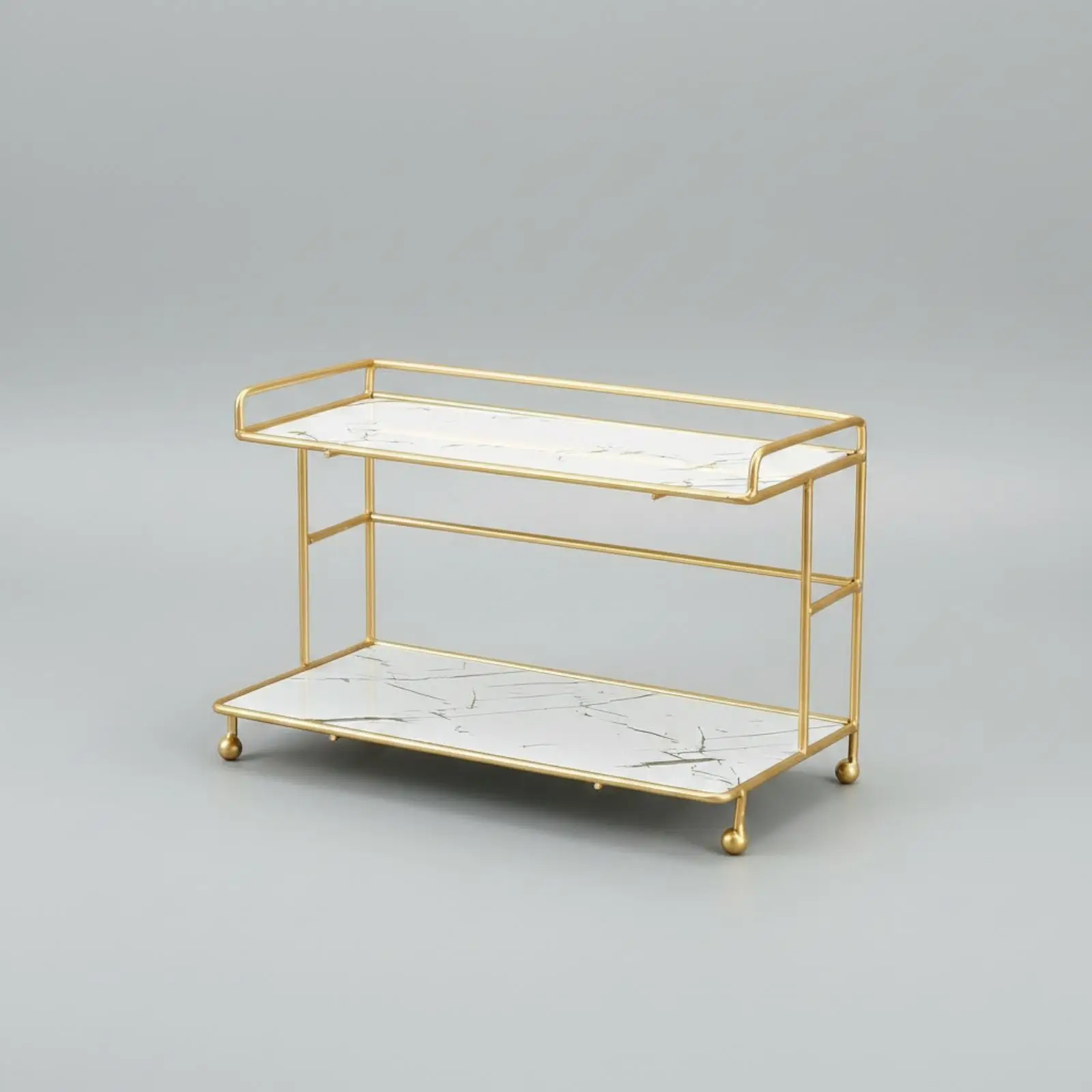 2-Tier Washroom Counter Organizer | Space-Saving, Compact, 2-Tier Countertop Organizer Shelf