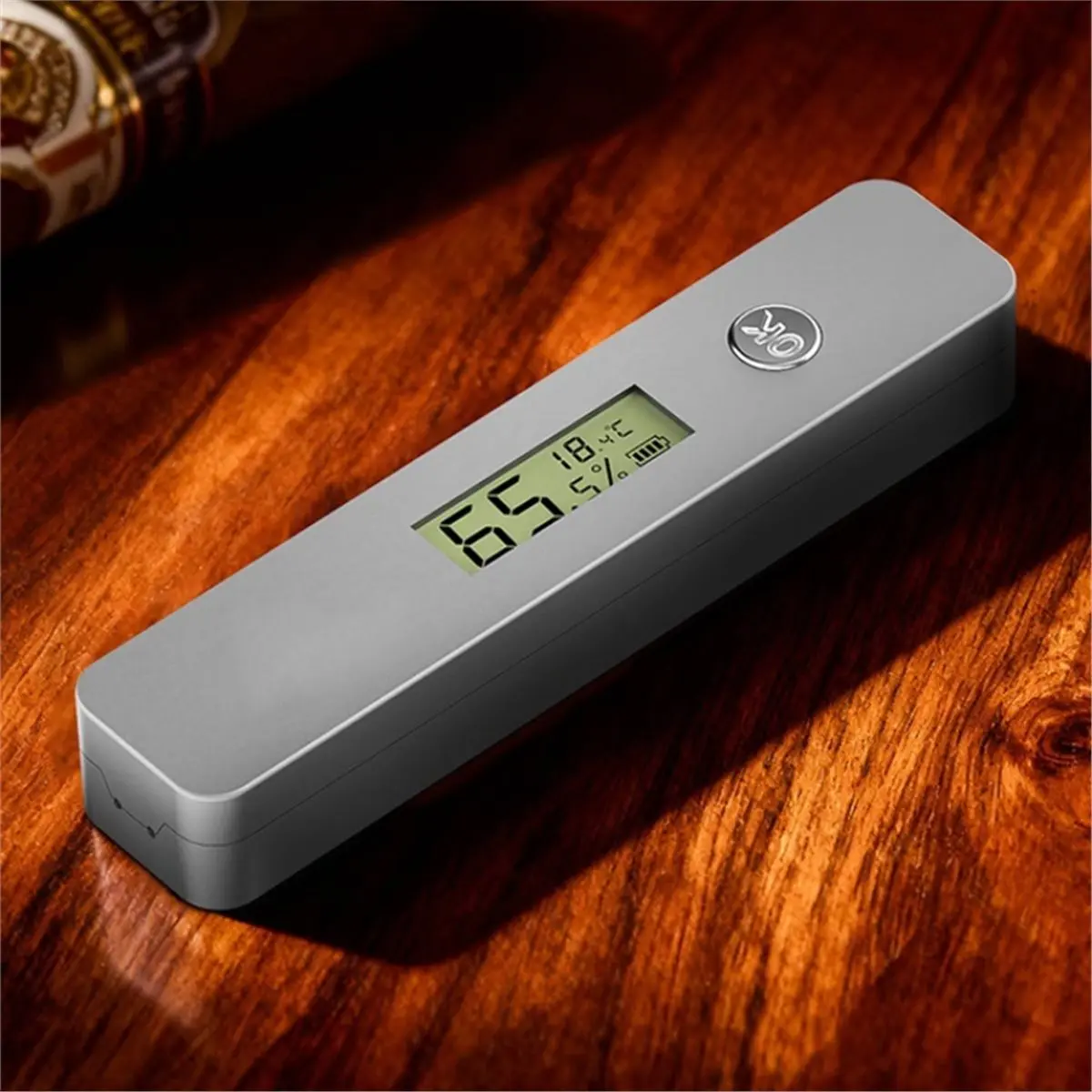 2026 New Digital Cigar Humidity Meter Portable Humidometer Electric Humidor Tester Guage Hygrometer Needle LCD Display