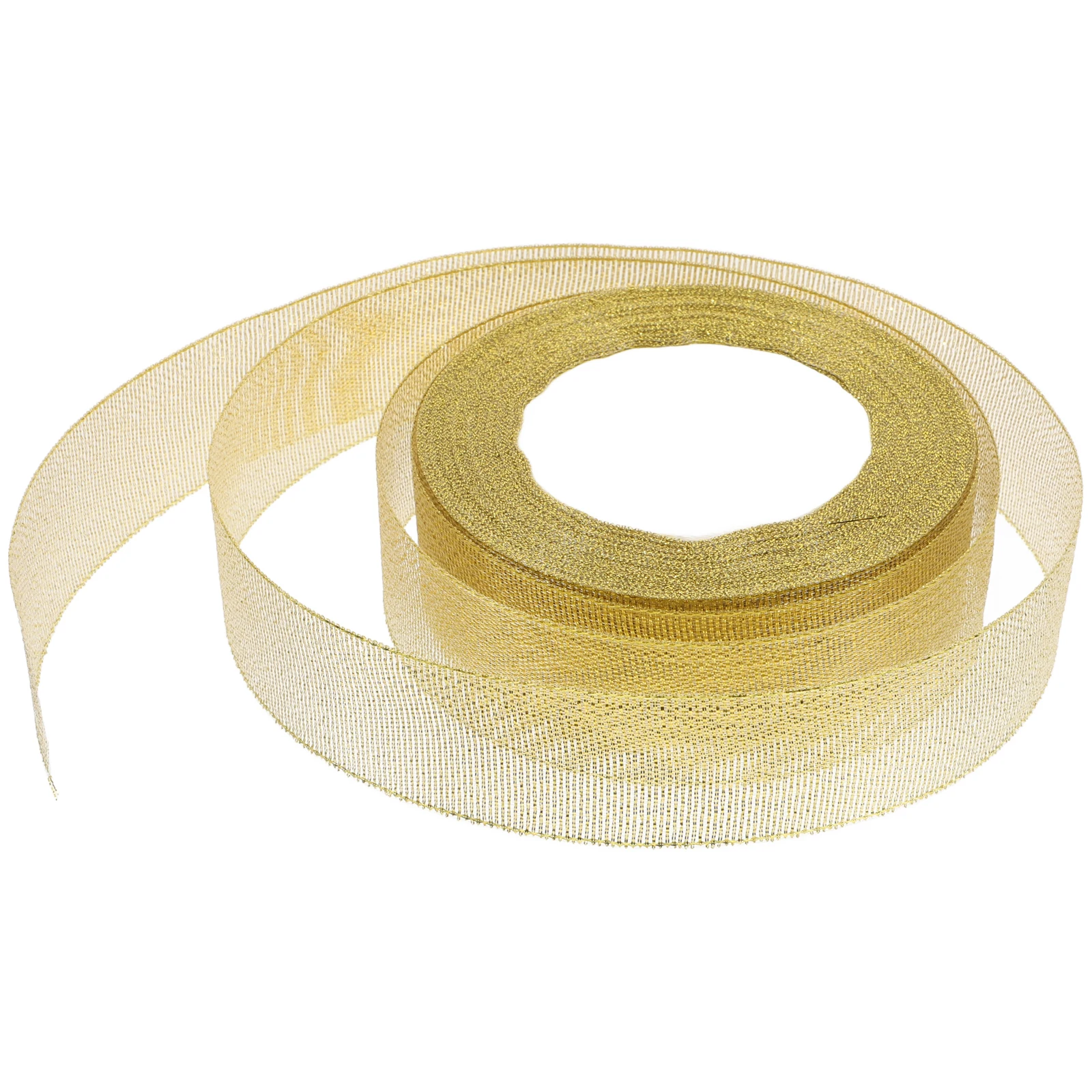 

1pcs 1 Roll Golden Glitter Trim Thin Metallic Foil For Floral Arrangements Cake Decorations Diy Crafts Party Wedding Decoration