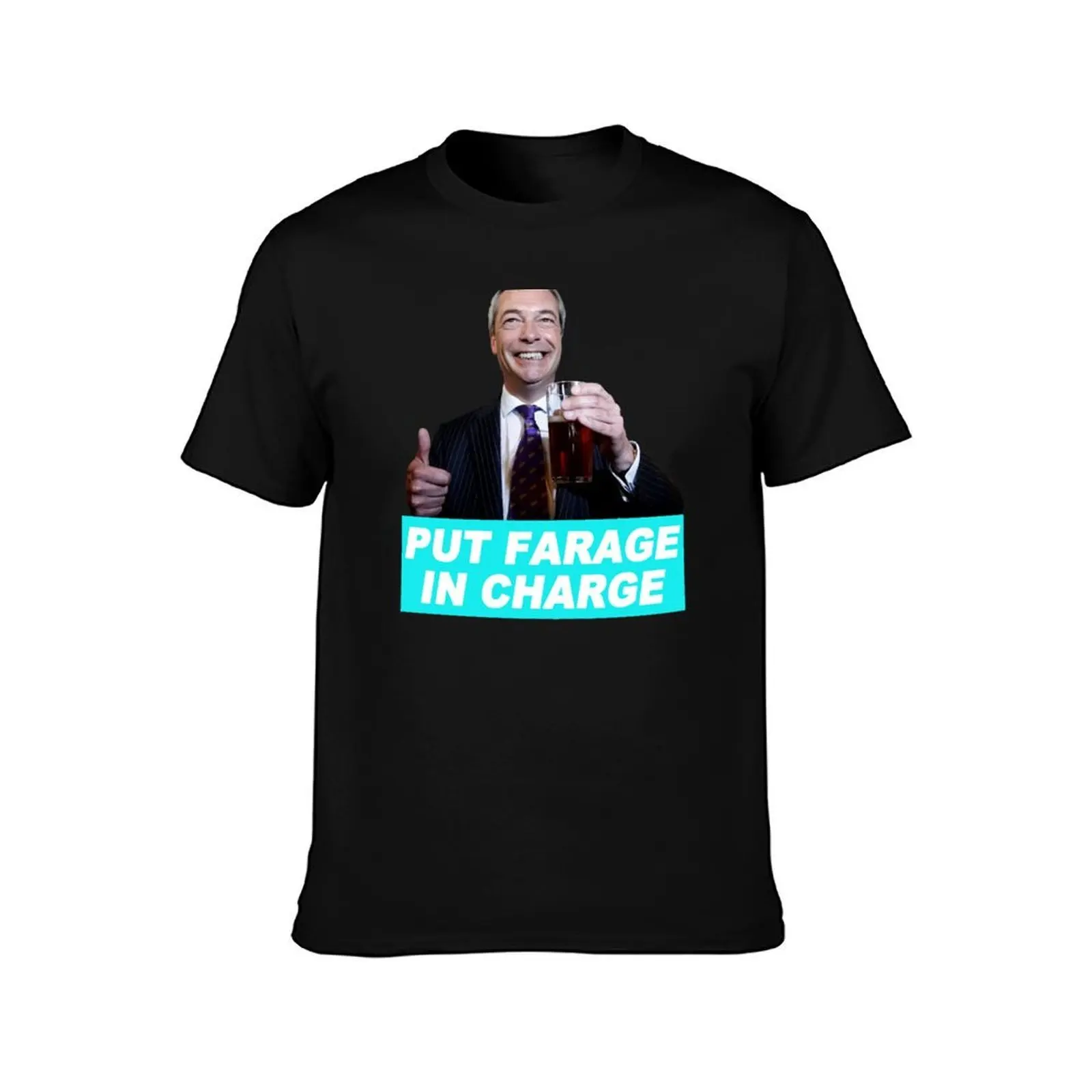 Nigel Farage Brexit T-Shirt Holiday Casual Short Sleeve Top T-Shirt