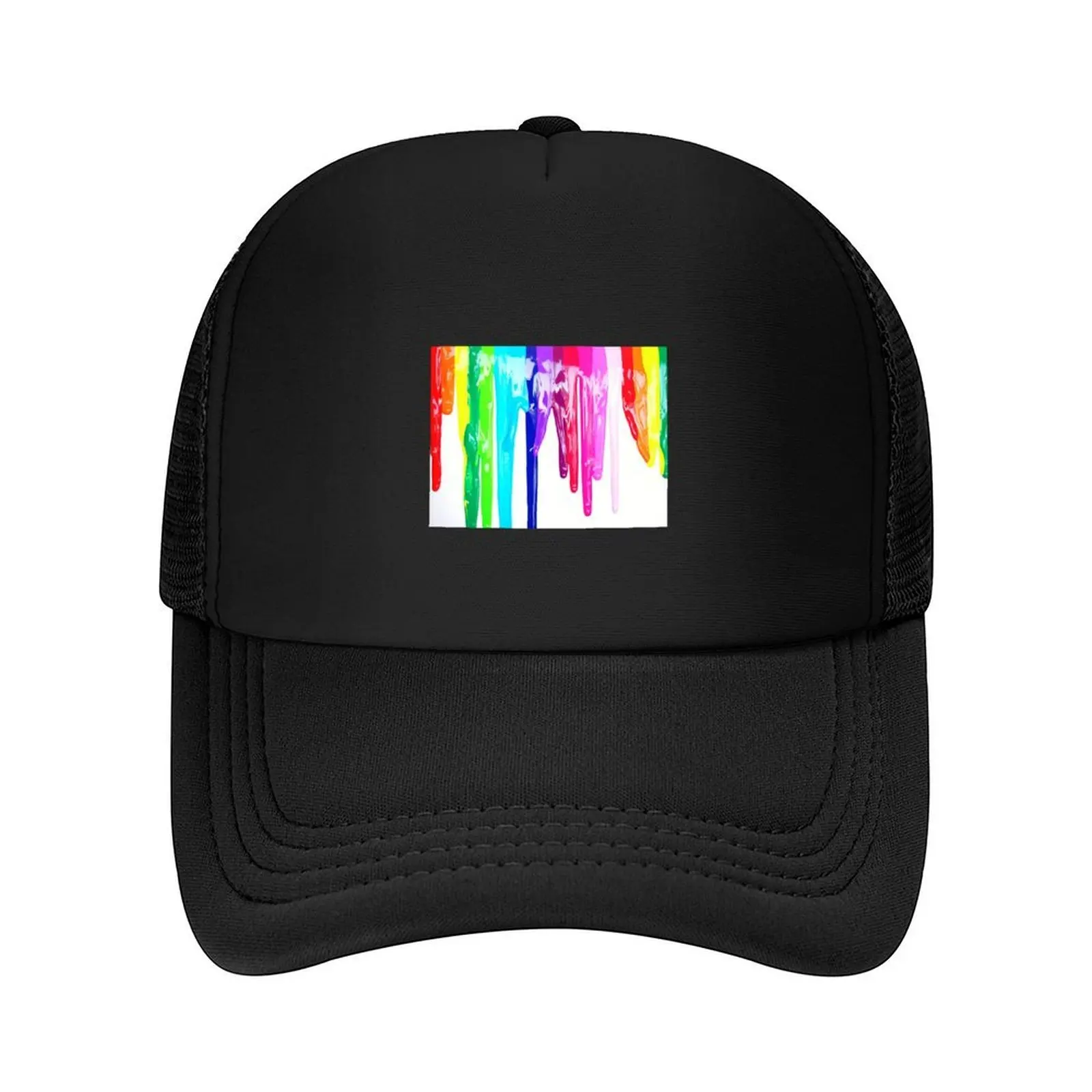 

Multicolored paint drippings Baseball Cap Hood Male hat Winter hat golf hat genuine Boy Child Women's