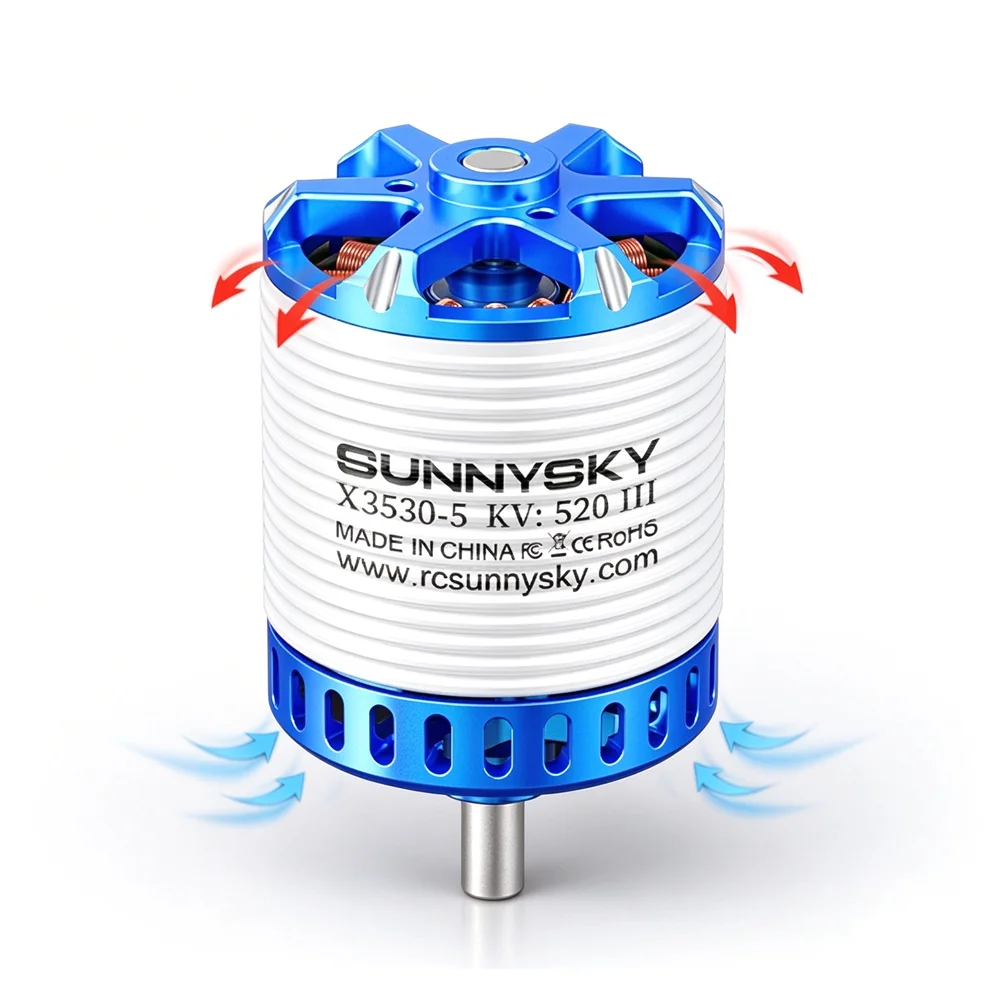 Sunnysky X3530 - III motor 40E model aircraft unmanned aerial vehicle racing fixed-wing glider brushless