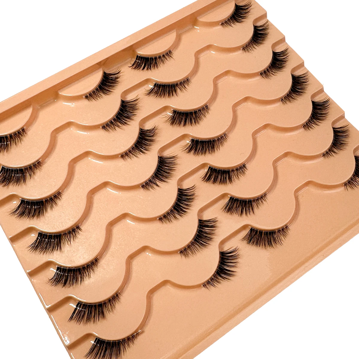 ハーフつけまつげ 5/10/14mm ハーフラッシュ ソフト ナチュラル キャットアイ ラッシュ メイクアップツール エクステンション ふわふわ フェイクまつげ マキアージュ ハーフラッシュ