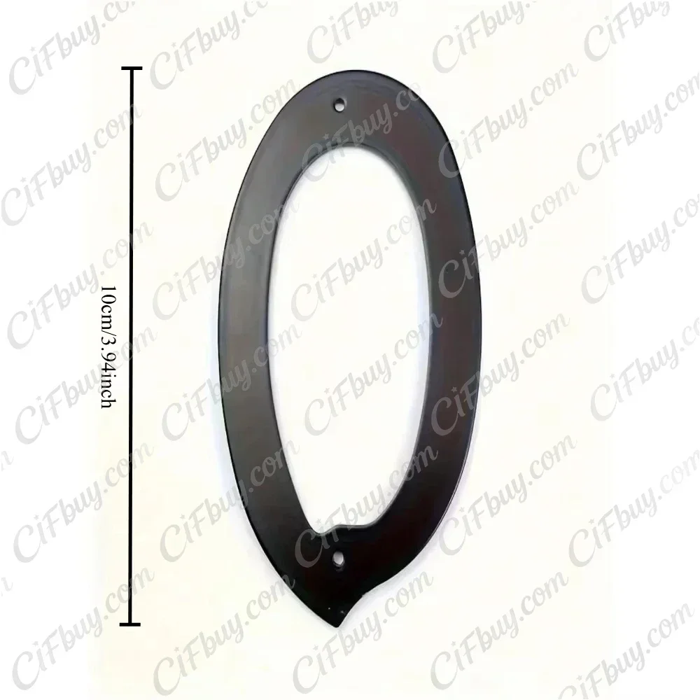 CIFBUY Black Matte House Number Iron Wall Decor Metal Art Hanging Ornament Rust Proof Home Decor Unique Gift Vintage Style