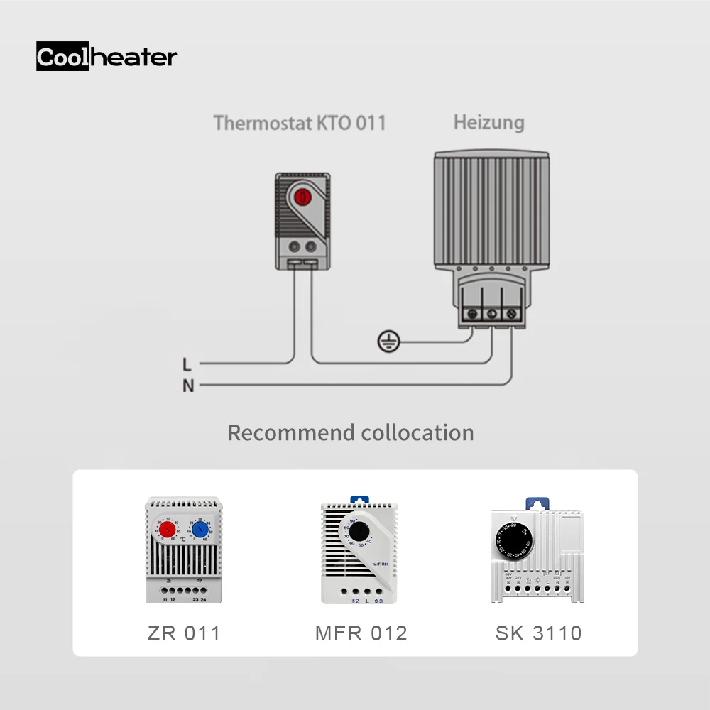 For Cabinet PTC Electric Heater Air Heating Element HG140 with CE RoHS