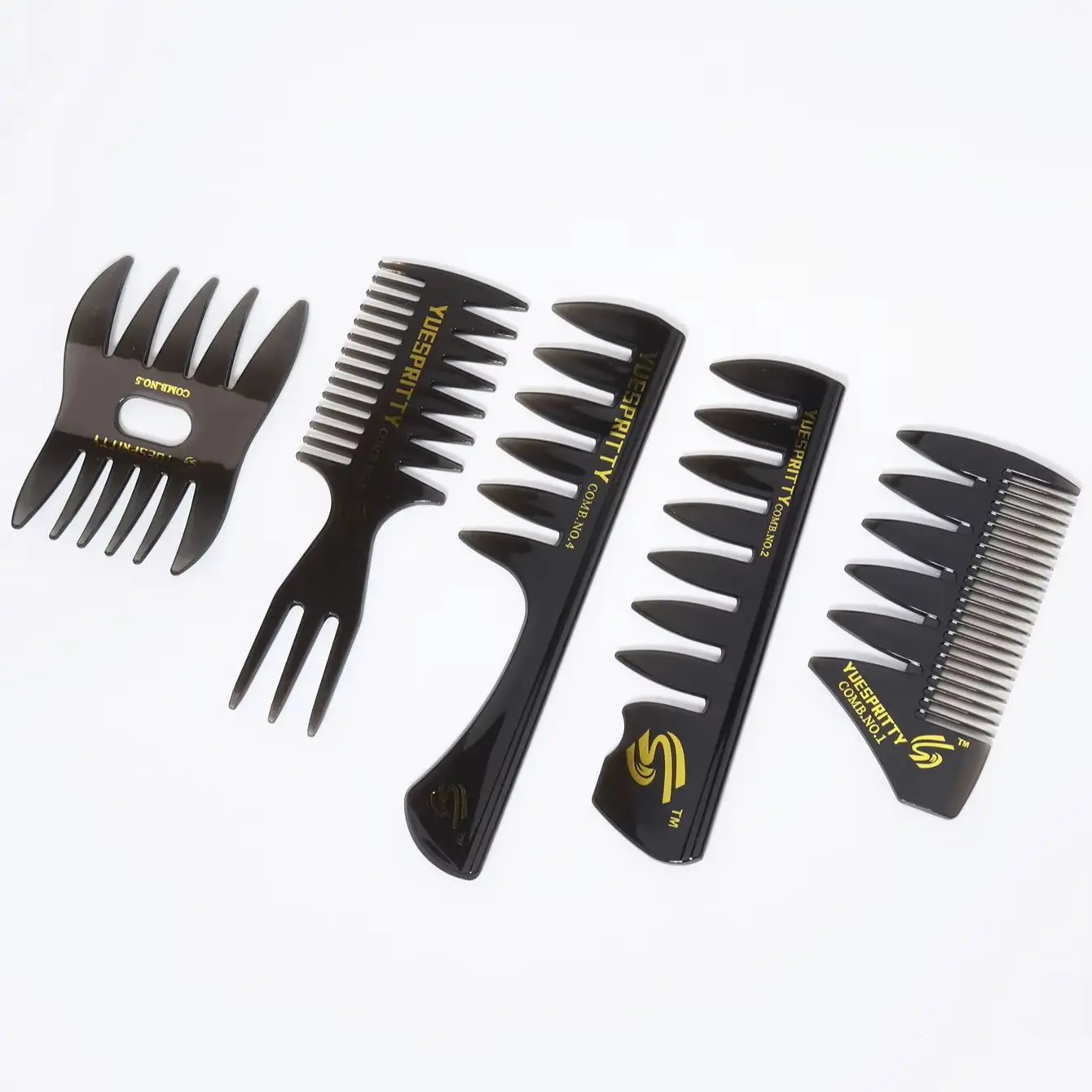 1pc Wide Toothed Combs for Men Trimming Hairdressing Brushing Oil Head Hairdressing Styling Tools Special for real hair wigs