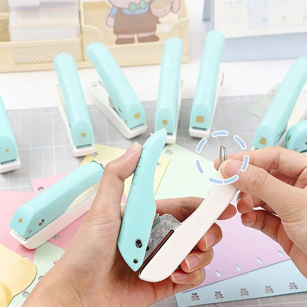 Multi-functional Mini Hand Hole Puncher Plastic DIY Scrapbook Perler Bead Hole Punching Embossing Tool Aperture 1.5-6mm
