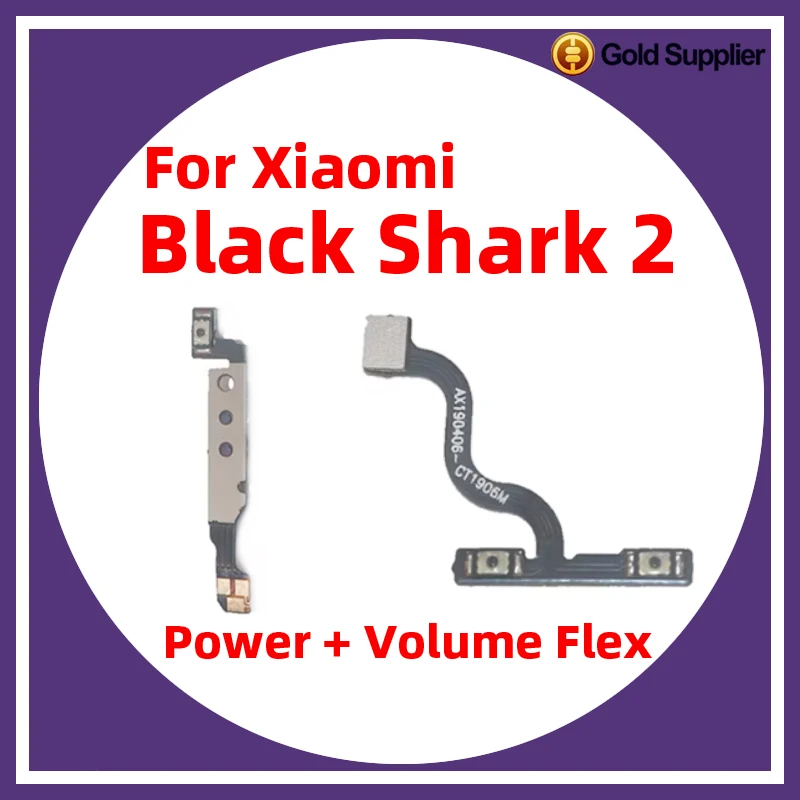 

For Xiaomi Black Shark 2 Power ON OFF Volume Camera Key Button Switch Flex Cable Replacement