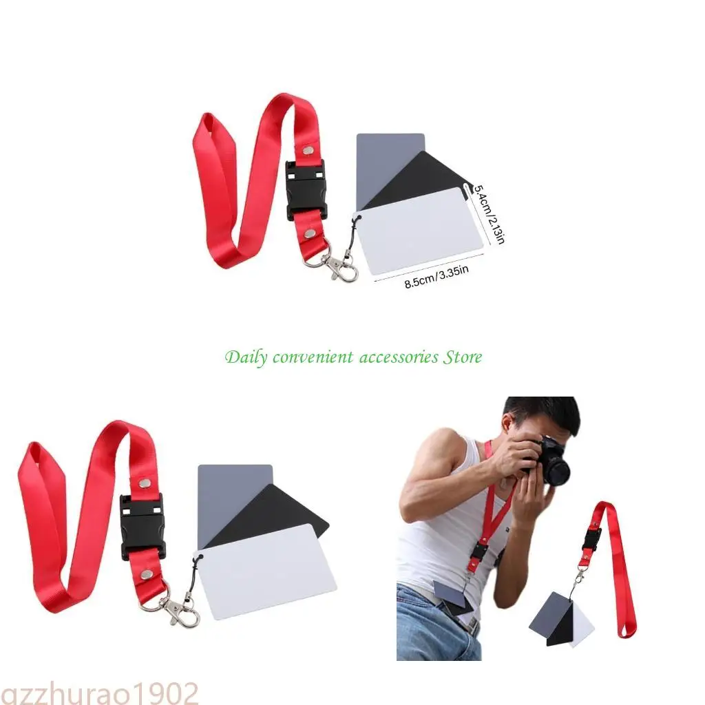 

97QB Convenient 18% Gray Card For Photographers Needing Precise Color Matching