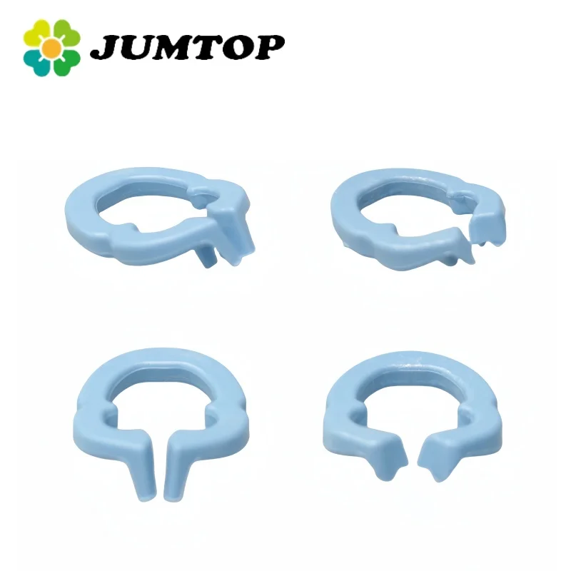 

JUMTOP 4Pcs Dental Resin Clamping Ring Separator Sectional Contoured Metal Matrices Holder Matrix Fixed Clamp