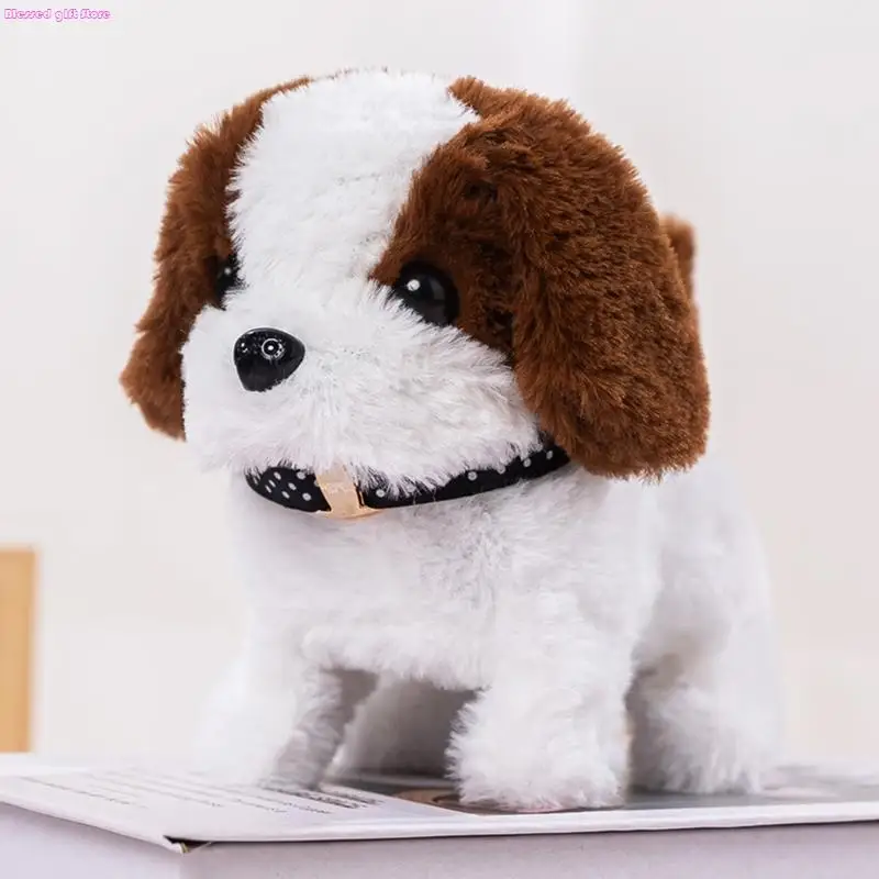 D0JC Welpenpuppe Spielzeugfigur für Weihnachten, Krabbelspielzeug für Kinder, Laufspielzeug