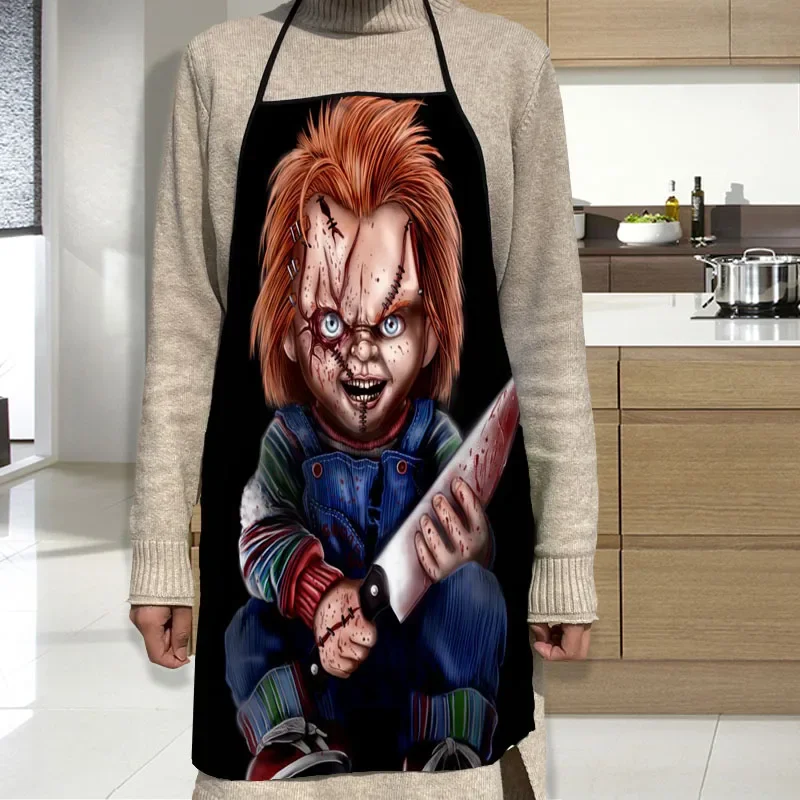 Chucky Apron Oxford Cloth Waterproof Men/Women Kitchen Apron Household Cleaning For Home And Kitchen Accessories