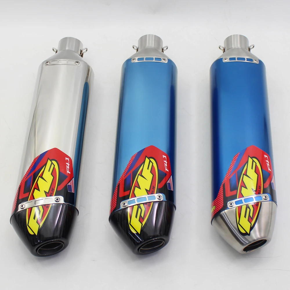 Inlet 51mm Motorcycle FMF 4T Exhaust Pipe Muffler with Removable DB Killer