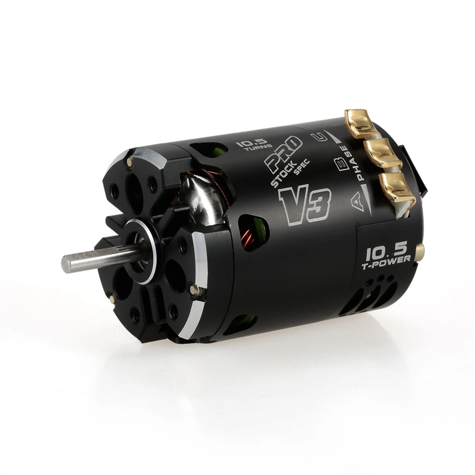 

Бесщеточный мотор Rocket V3 540 10.5T с датчиком для радиоуправляемых моделей 1/10, черный, для гоночных машин и грузовиков