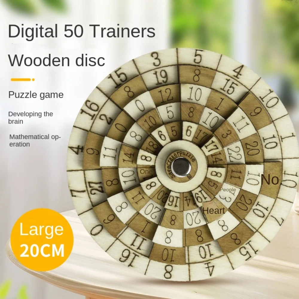 

Деревянная цифровая головоломка IQ Test, проигрыватель, петля, головоломки Huarong, головоломка с дорожным номером, логика, головоломки, секретная коробка, игра-головоломка